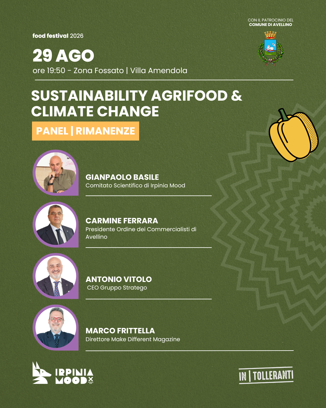 PANEL RIMANENZE | Sustainability Agrifood & Climate Change